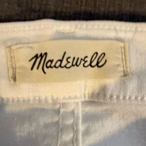 Madewell White Jeans with Branded Tag